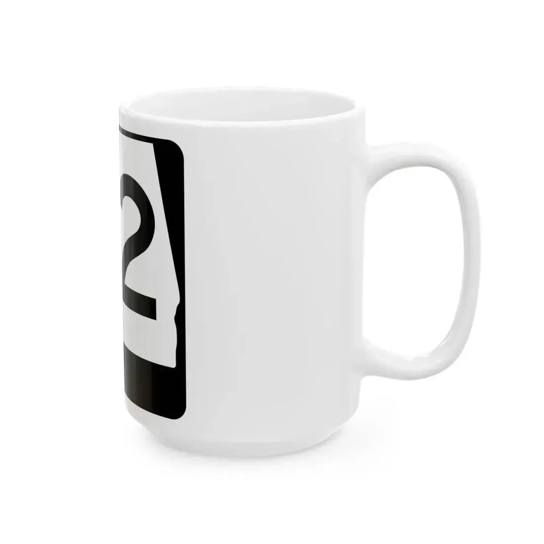 Alabama 92 (Alabama) (Road Sign) White Coffee Mug - Go Mug Yourself