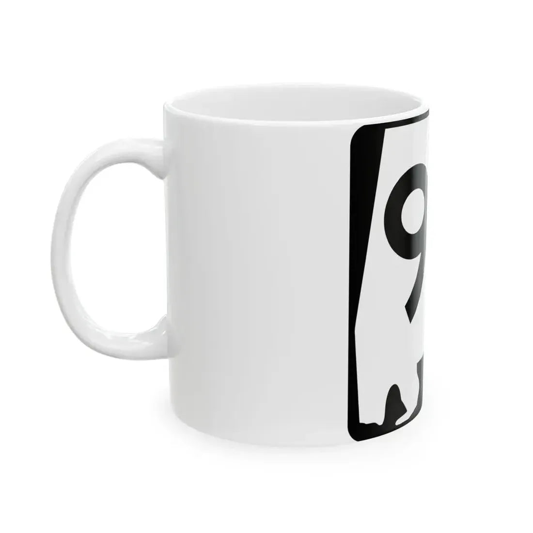 Alabama 94 (Alabama) (Road Sign) White Coffee Mug - Go Mug Yourself