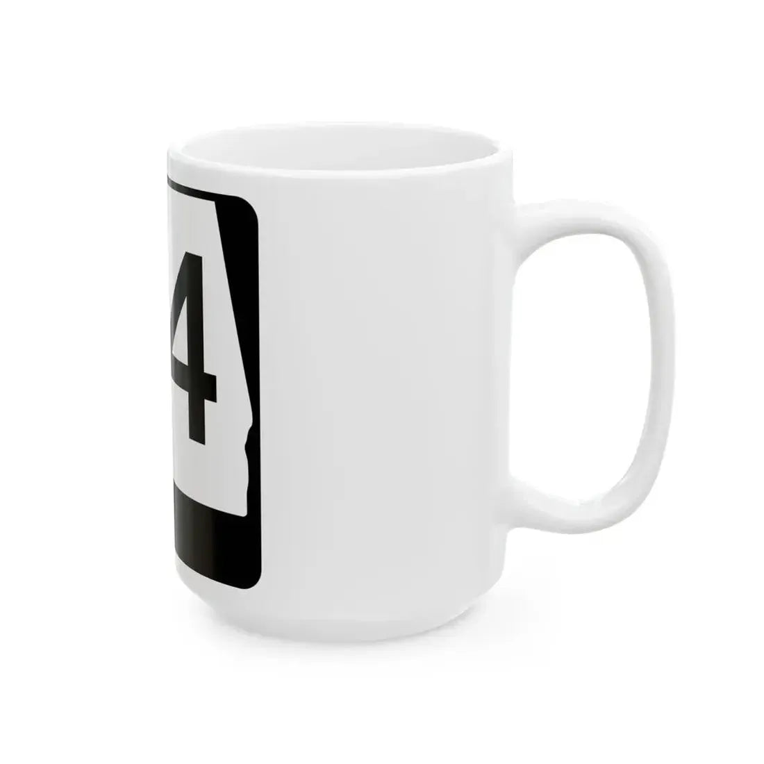 Alabama 94 (Alabama) (Road Sign) White Coffee Mug - Go Mug Yourself