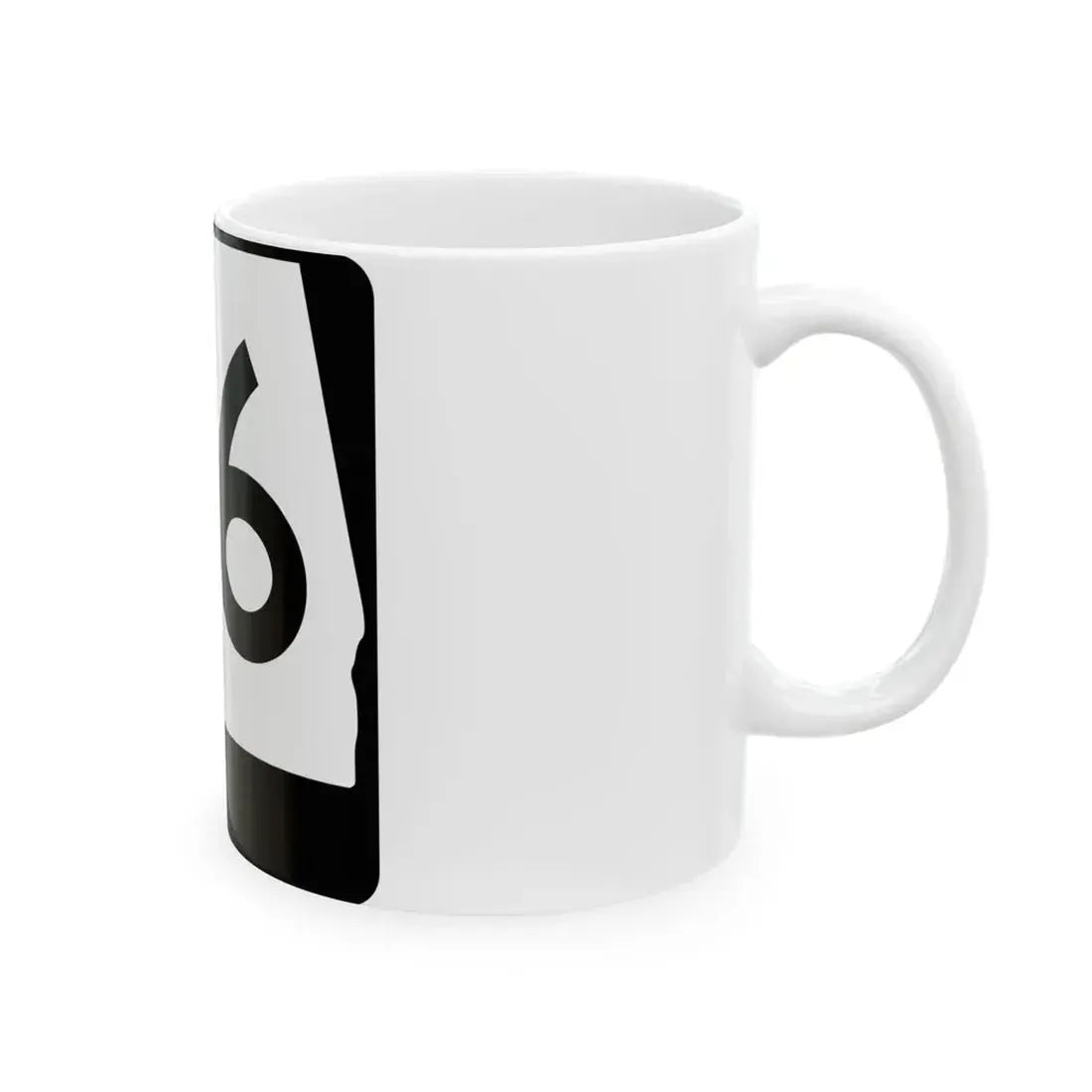 Alabama 96 (Alabama) (Road Sign) White Coffee Mug - Go Mug Yourself