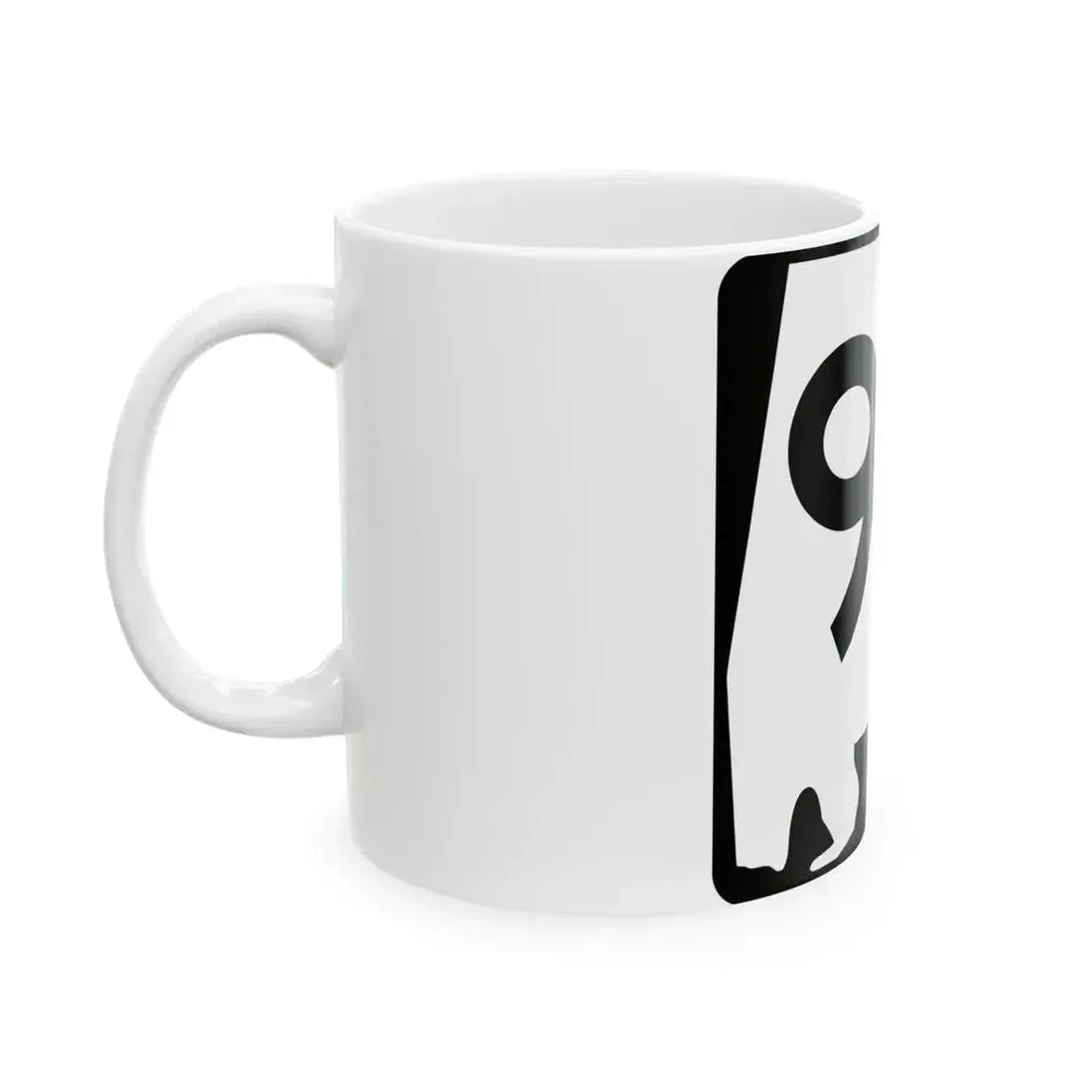 Alabama 99 (Alabama) (Road Sign) White Coffee Mug - Go Mug Yourself