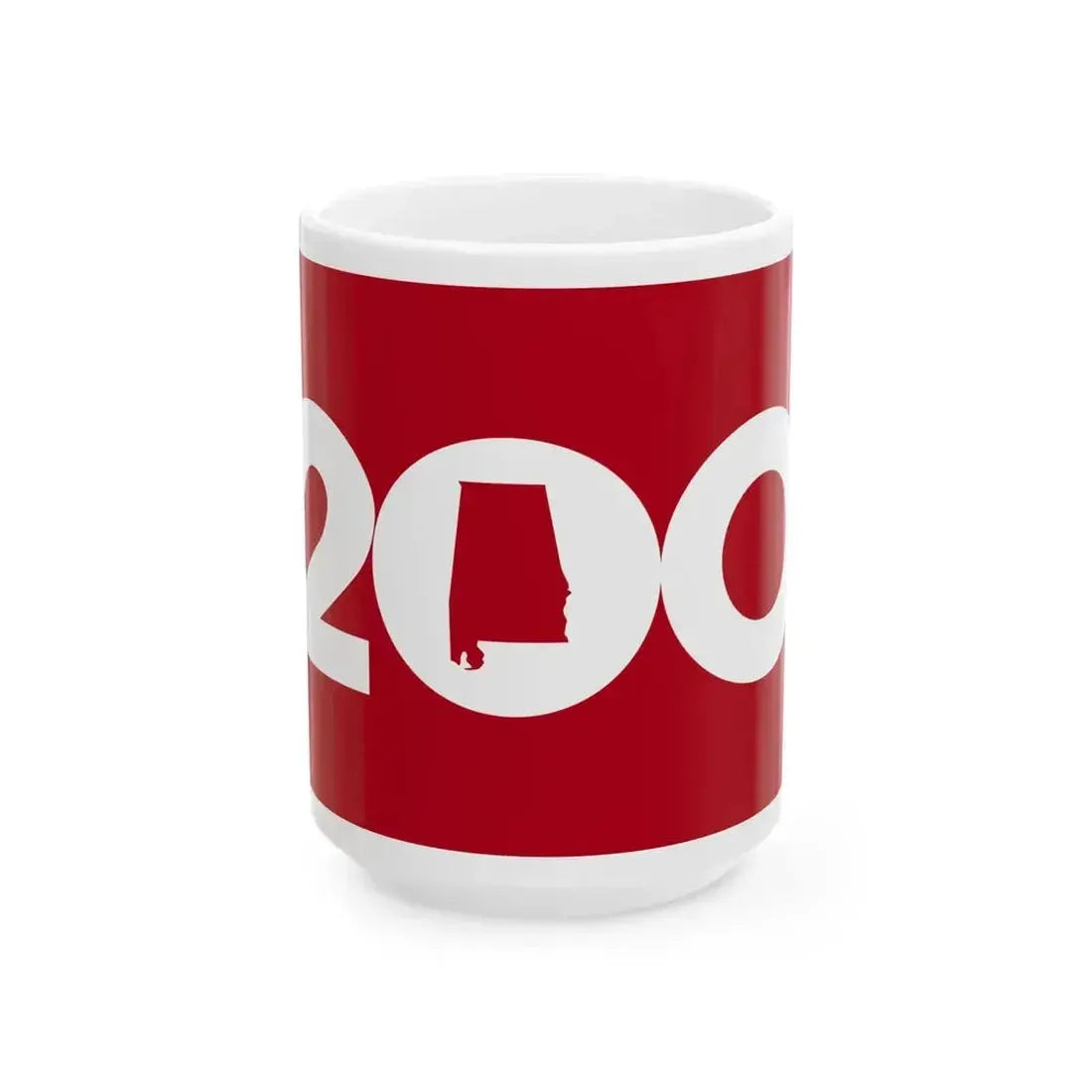 Alabama Bicentennial Flag (United States) White Coffee Mug 15oz - Go Mug Yourself