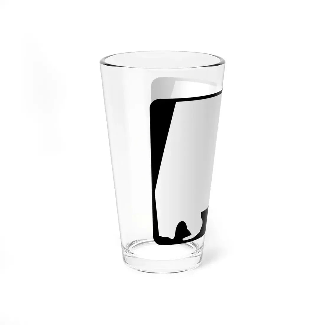 Alabama blank wide (Alabama) (Road Sign) Pint Glss 16oz - Go Mug Yourself