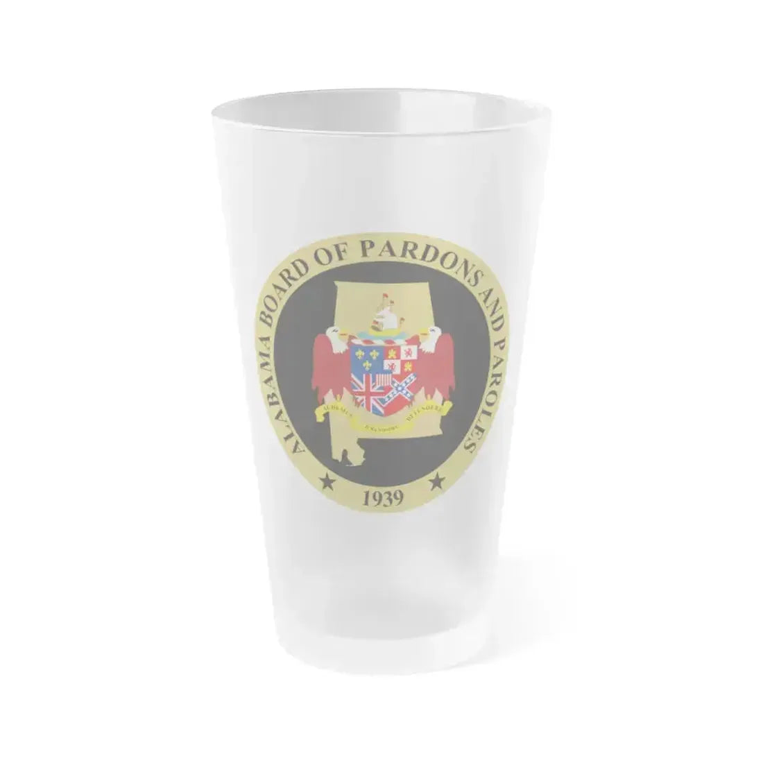 Alabama Board of Pardons and Paroles - Frosted Pint Glass 16oz 16oz Frosted - Go Mug Yourself