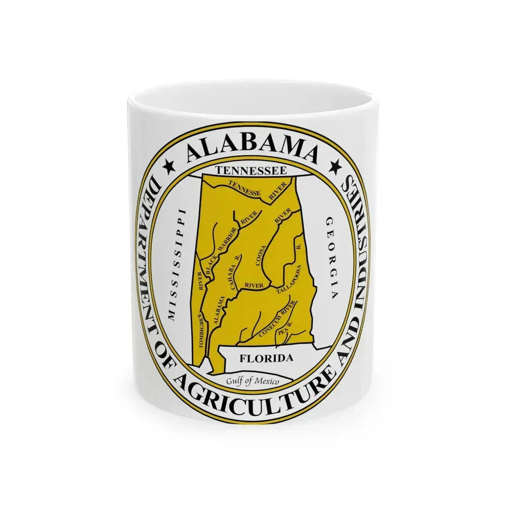 Alabama Department of Agriculture and Industries - White Coffee Mug 11oz - Go Mug Yourself