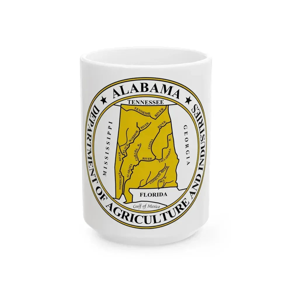 Alabama Department of Agriculture and Industries - White Coffee Mug 15oz - Go Mug Yourself