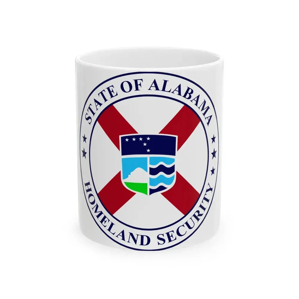 Alabama Department of Homeland Security - White Coffee Mug 11oz - Go Mug Yourself