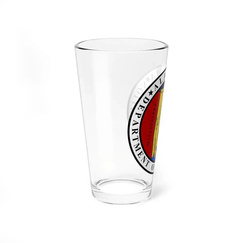 Alabama Department of Transportation - Pint Glass 16oz - Go Mug Yourself