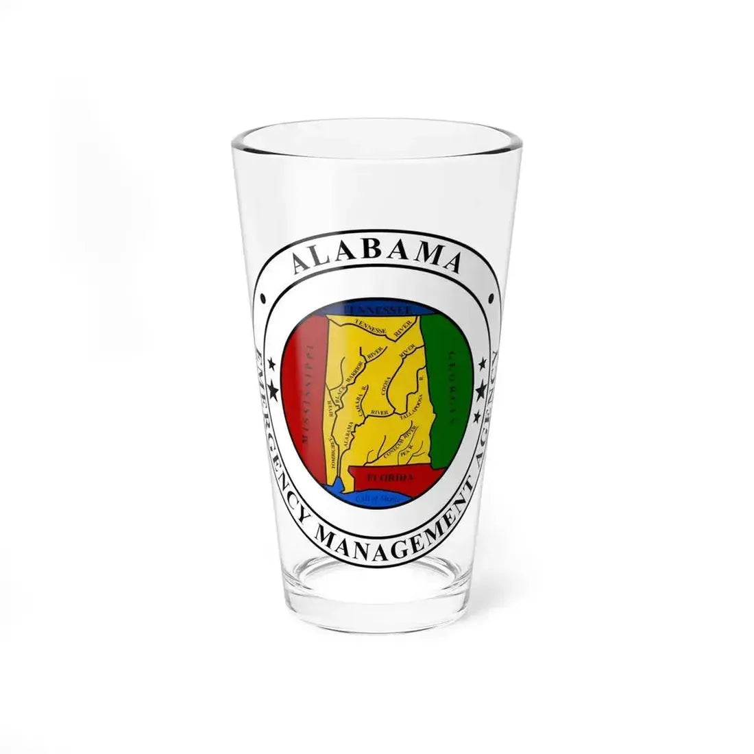 Alabama Emergency Management Agency - Pint Glass 16oz 16oz - Go Mug Yourself