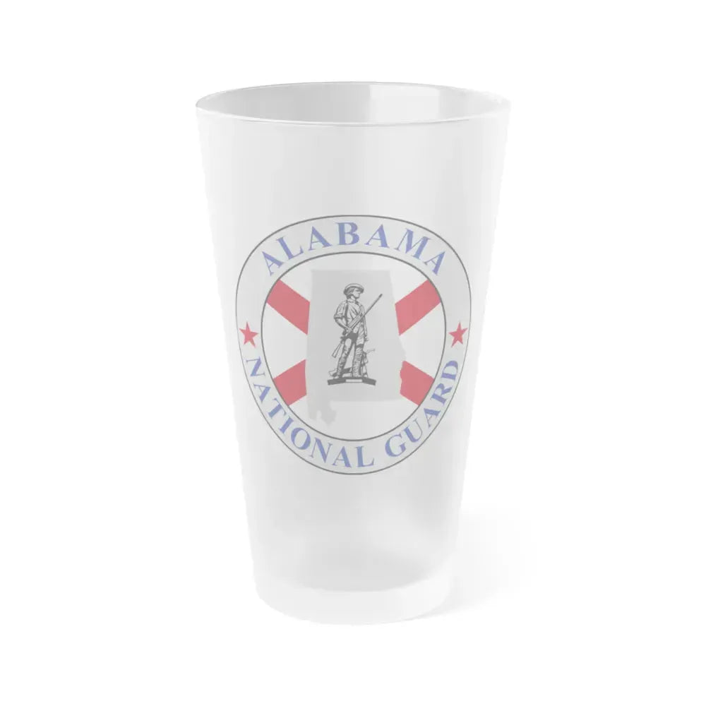 Alabama National Guard - Frosted Pint Glass 16oz 16oz Frosted - Go Mug Yourself