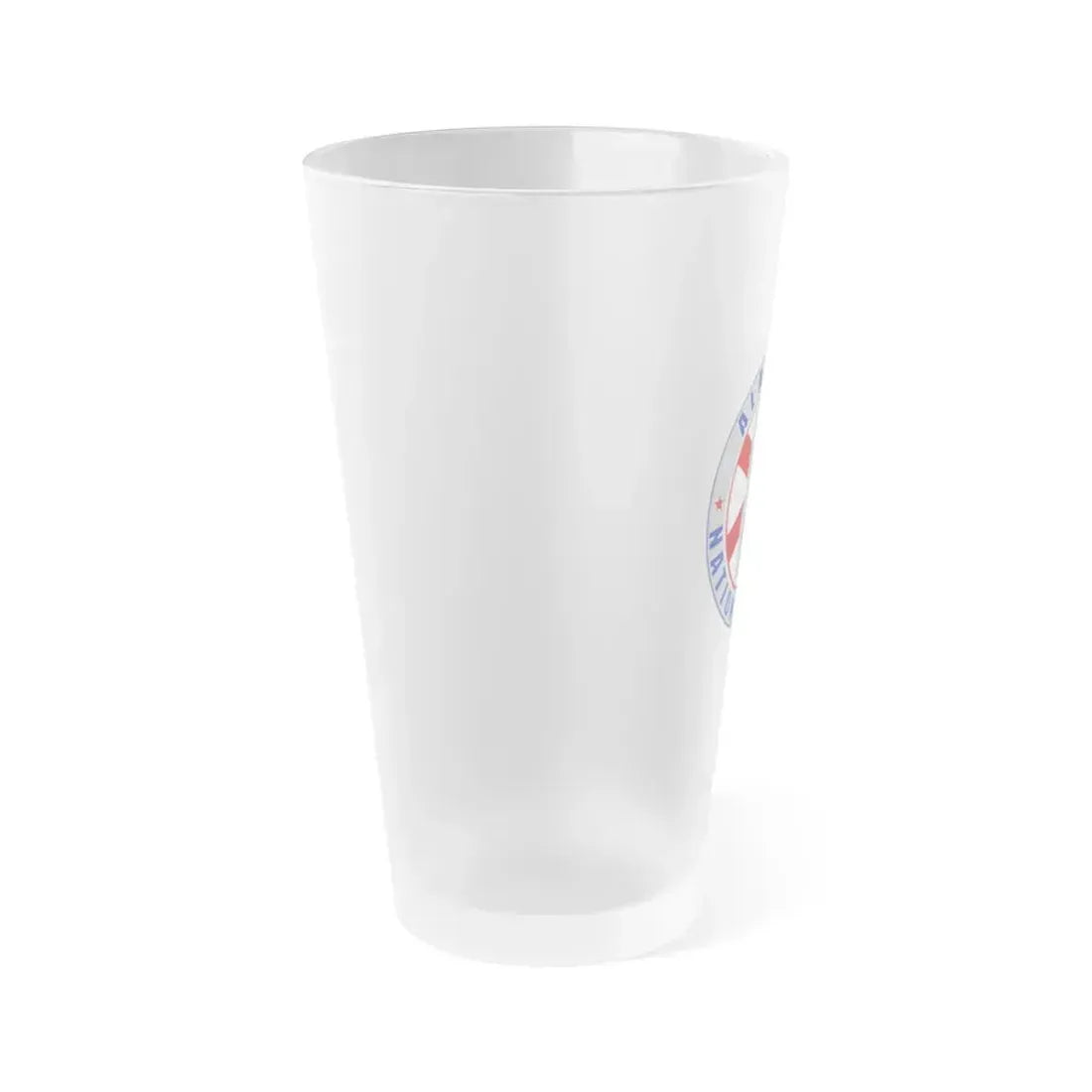 Alabama National Guard v2 - Frosted Pint Glass 16oz - Go Mug Yourself