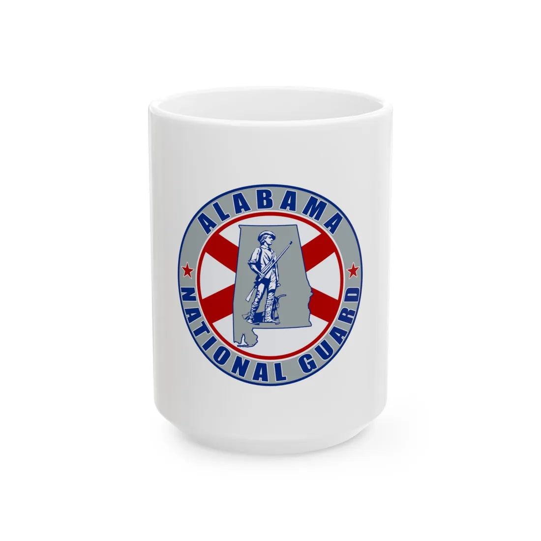 Alabama National Guard v2 - White Coffee Mug 15oz - Go Mug Yourself