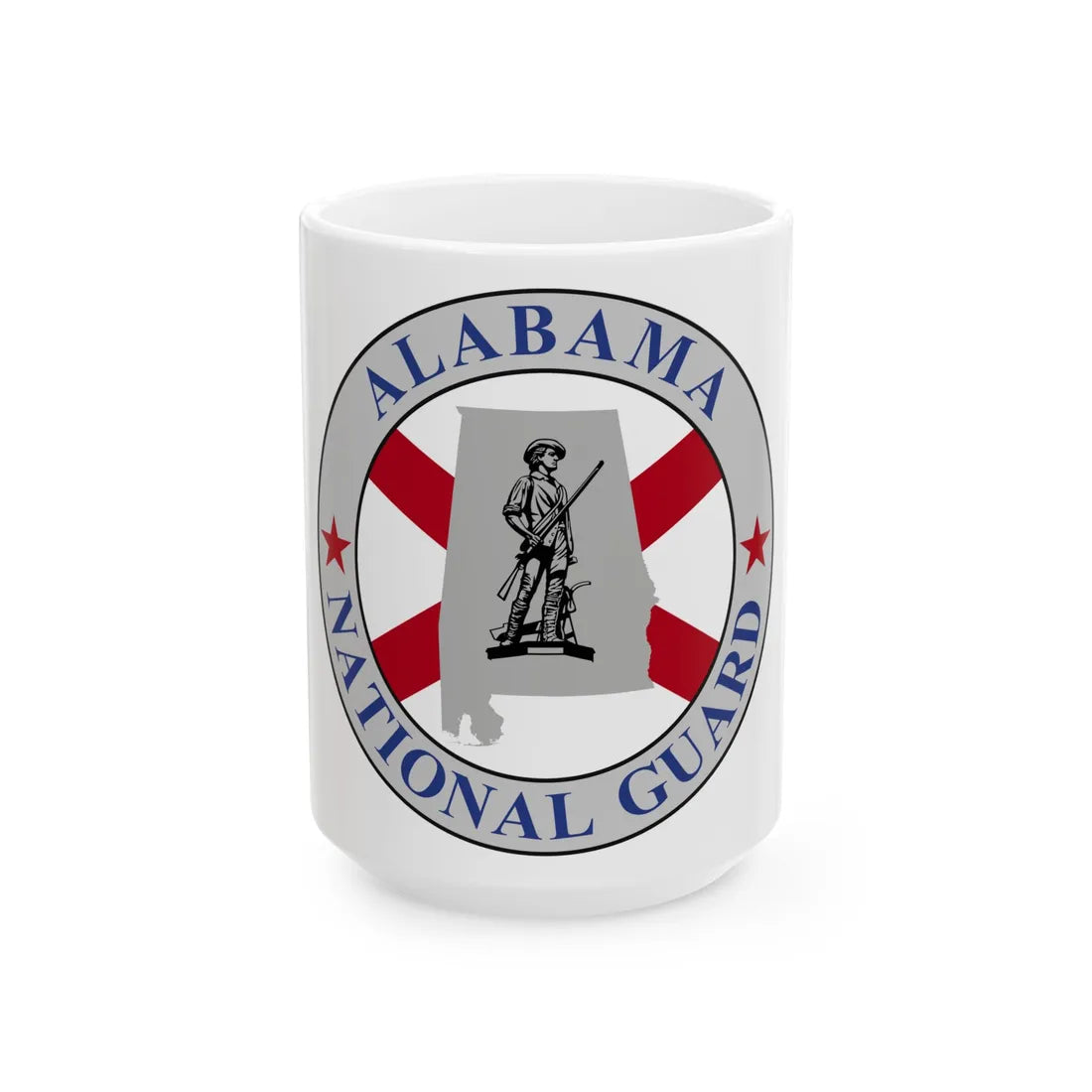 Alabama National Guard - White Coffee Mug 15oz - Go Mug Yourself