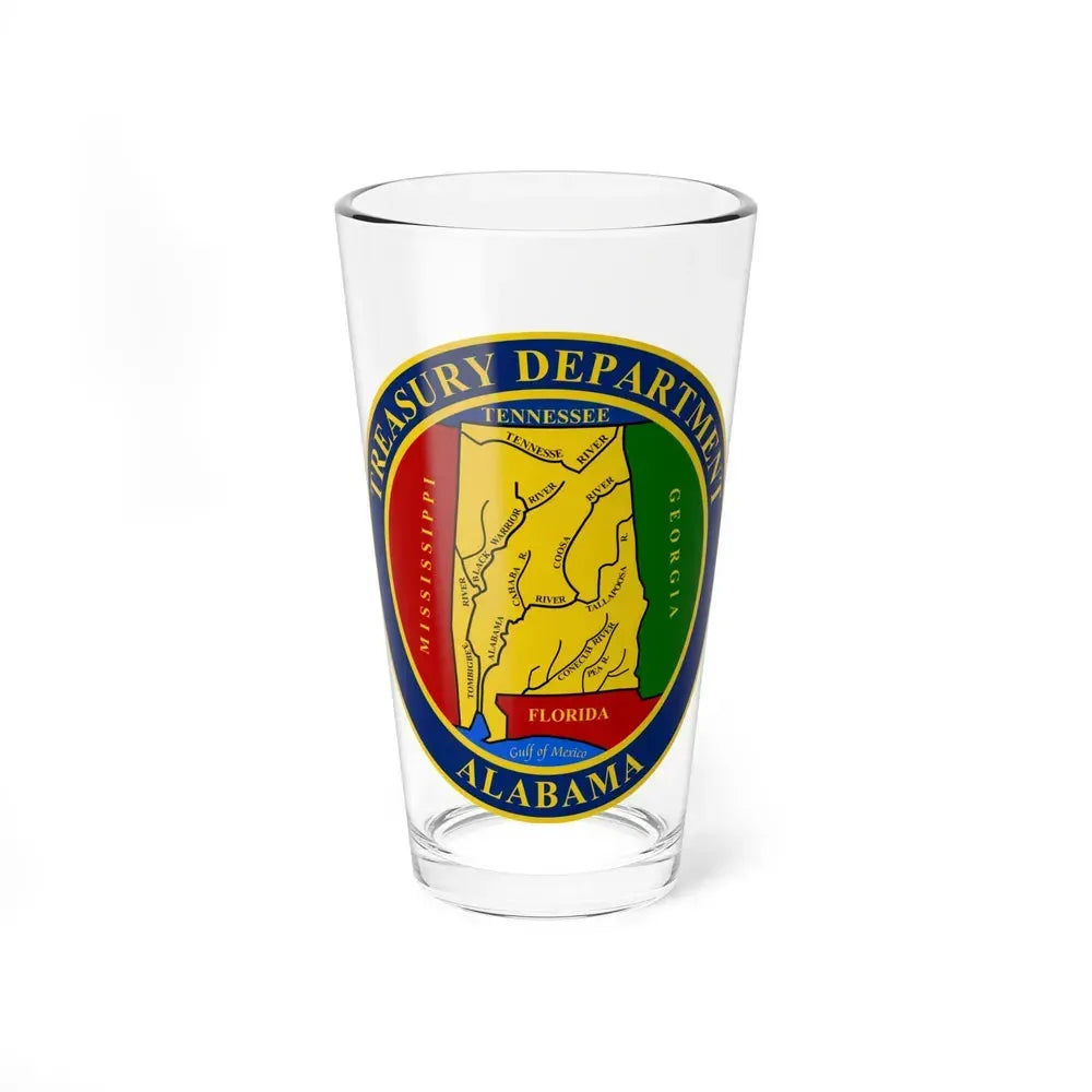 Alabama Treasury Department - Pint Glass 16oz 16oz - Go Mug Yourself