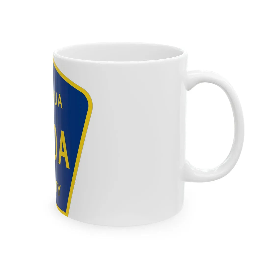 Alachua County 200A (Florida) (Road Sign) White Coffee Mug - Go Mug Yourself