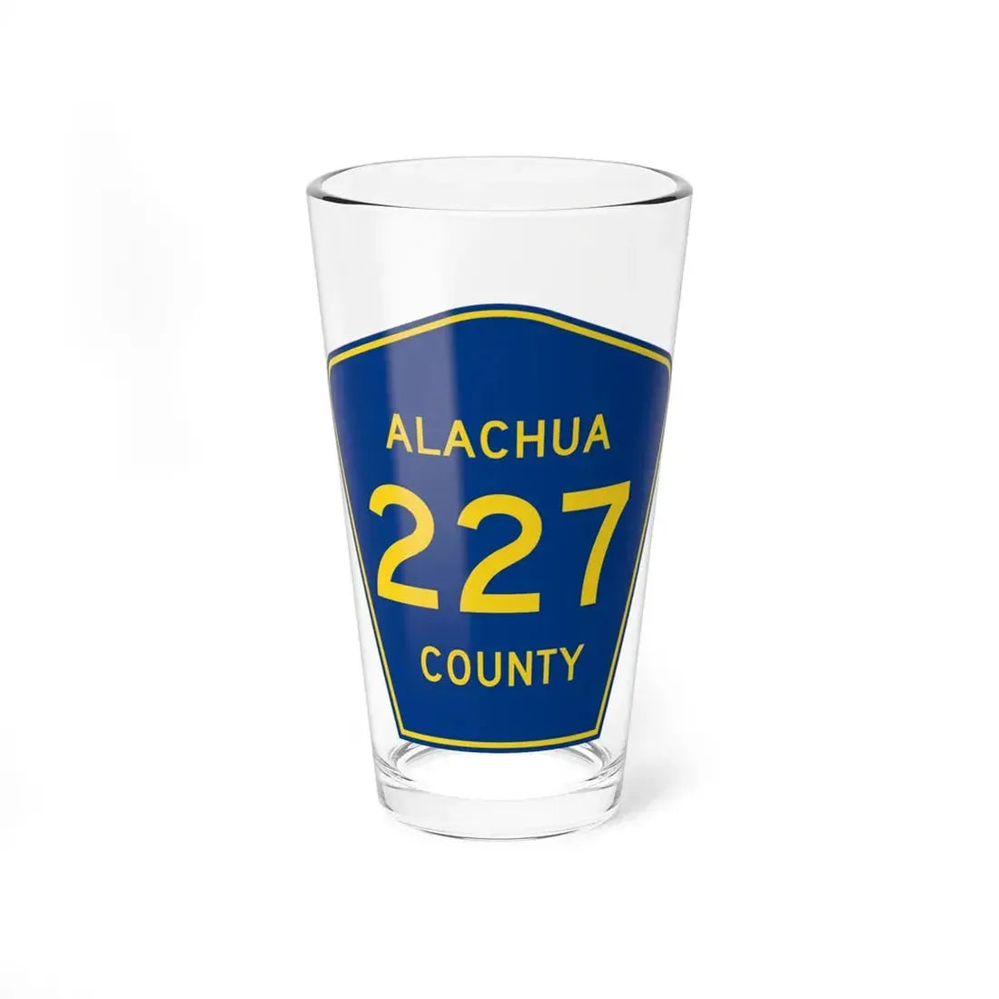 Alachua County 227 (Florida) (Road Sign) Pint Glss 16oz 16oz - Go Mug Yourself