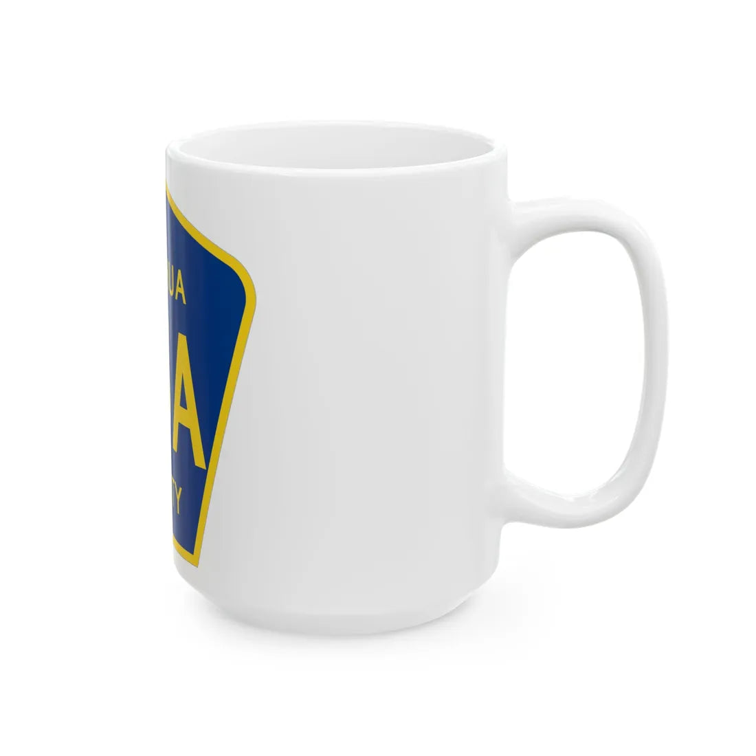 Alachua County 25A (Florida) (Road Sign) White Coffee Mug - Go Mug Yourself