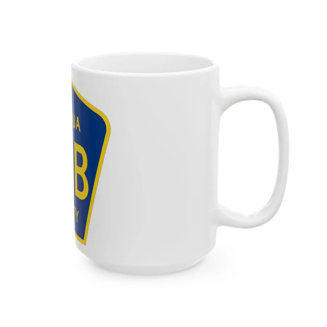 Alachua County 25B (Florida) (Road Sign) White Coffee Mug - Go Mug Yourself