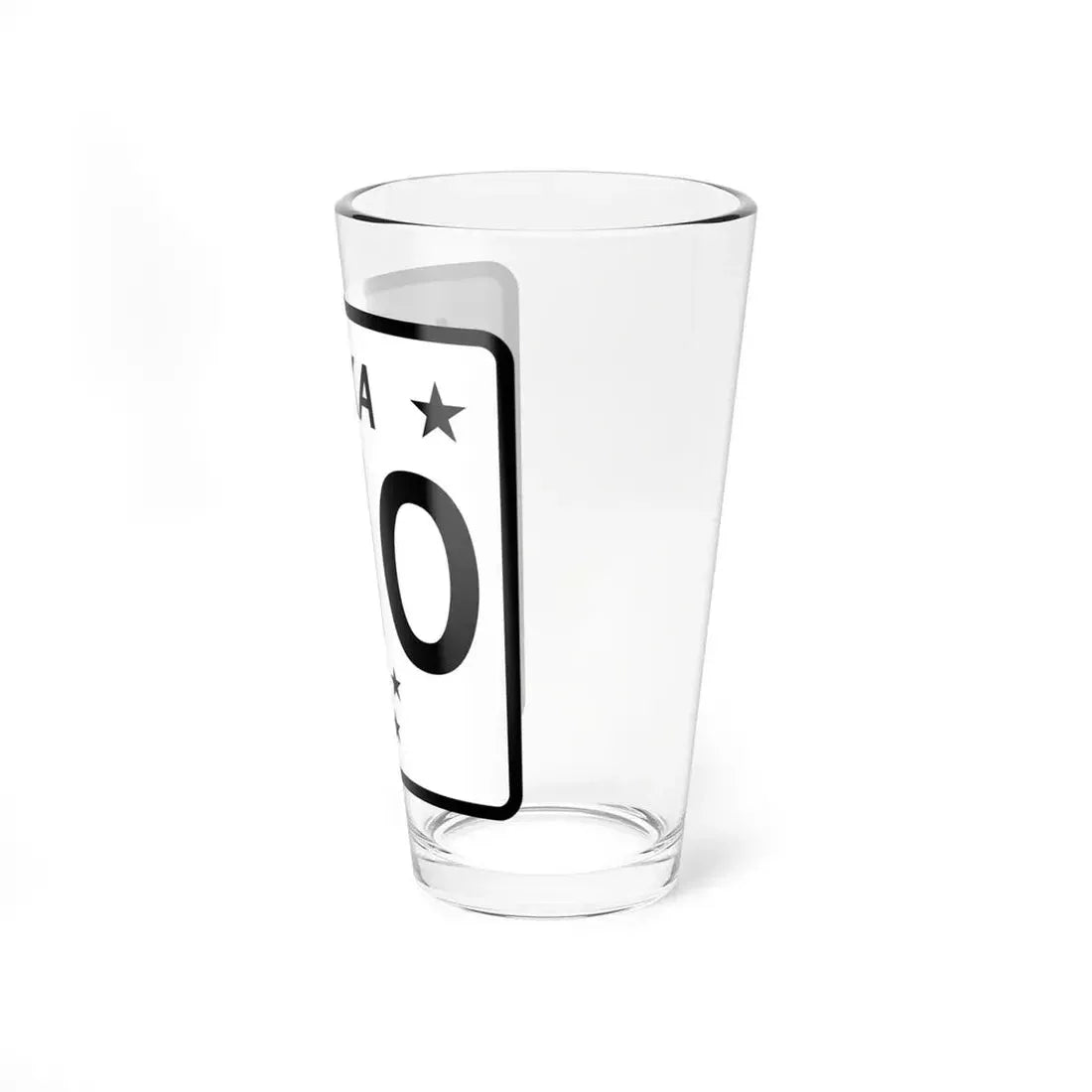 Alaska 10 shield (Alaska) (Road Sign) Pint Glss 16oz - Go Mug Yourself