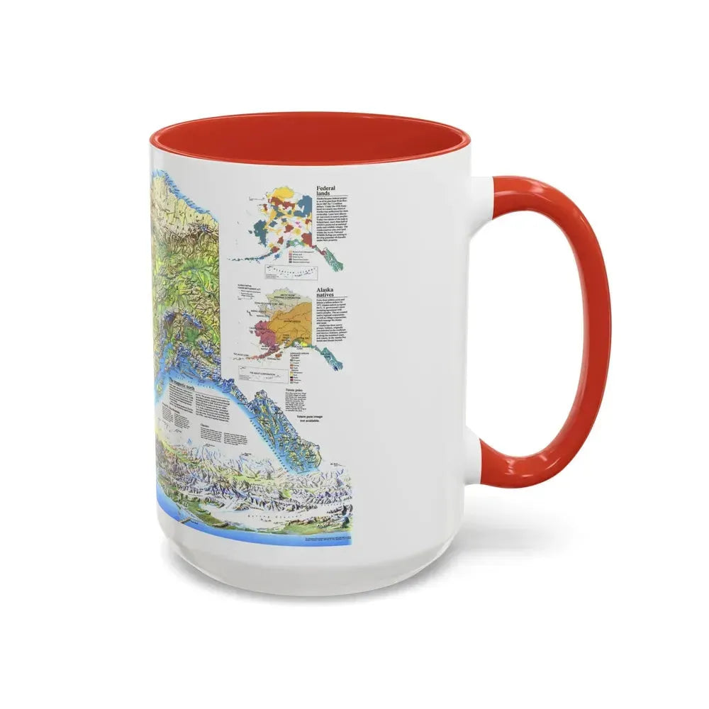 Alaska 2 (1994) (Map) Accent Coffee Mug - Go Mug Yourself