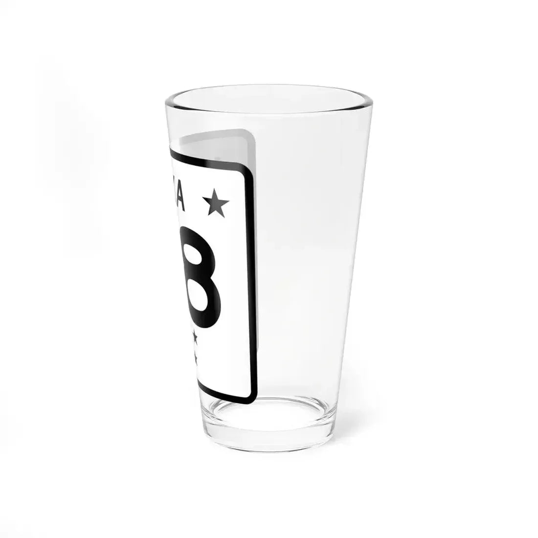 Alaska 8 shield (Alaska) (Road Sign) Pint Glass 16oz - Go Mug Yourself