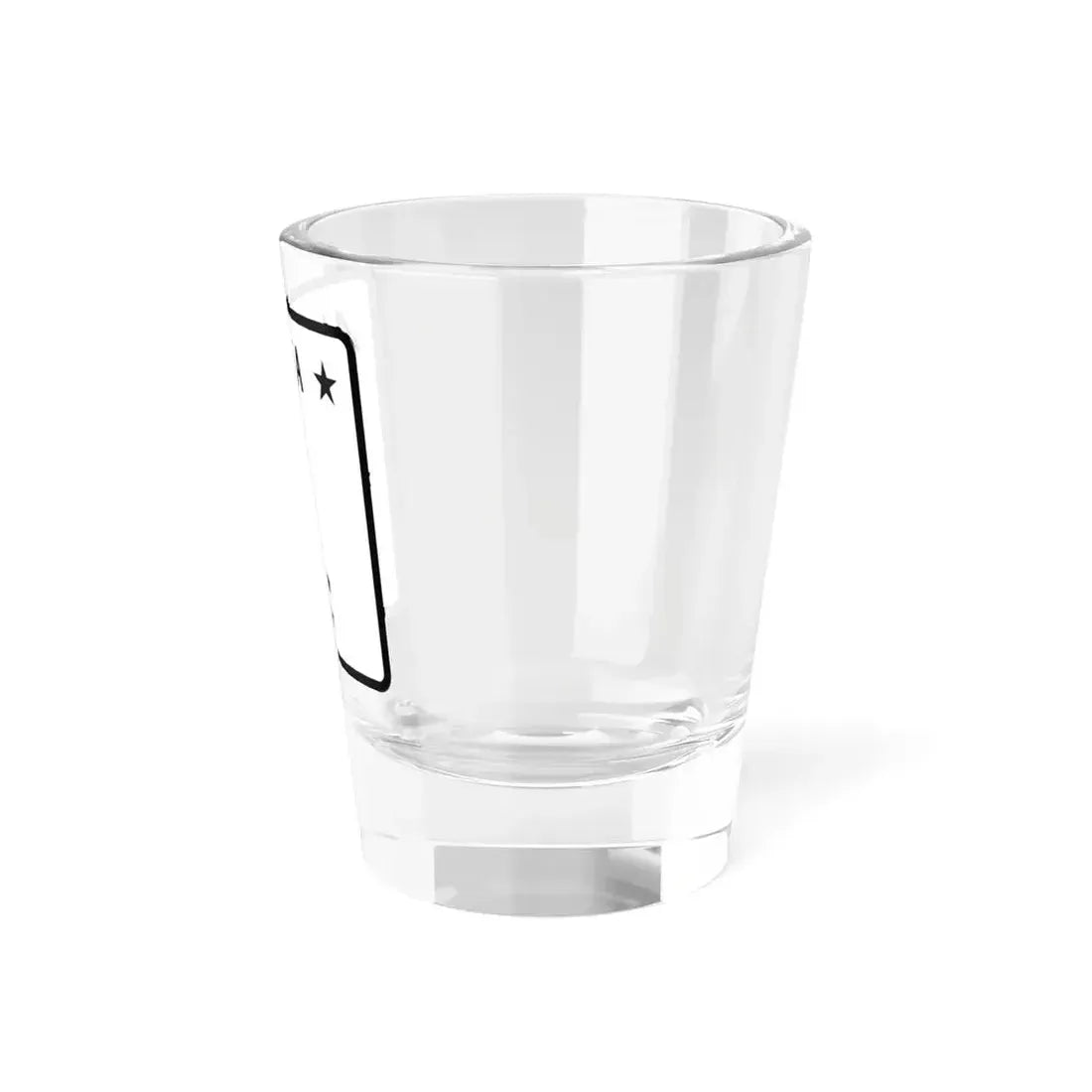 Alaska blank shield (Alaska) (Road Sign) Shot Glass 1.5oz - Go Mug Yourself