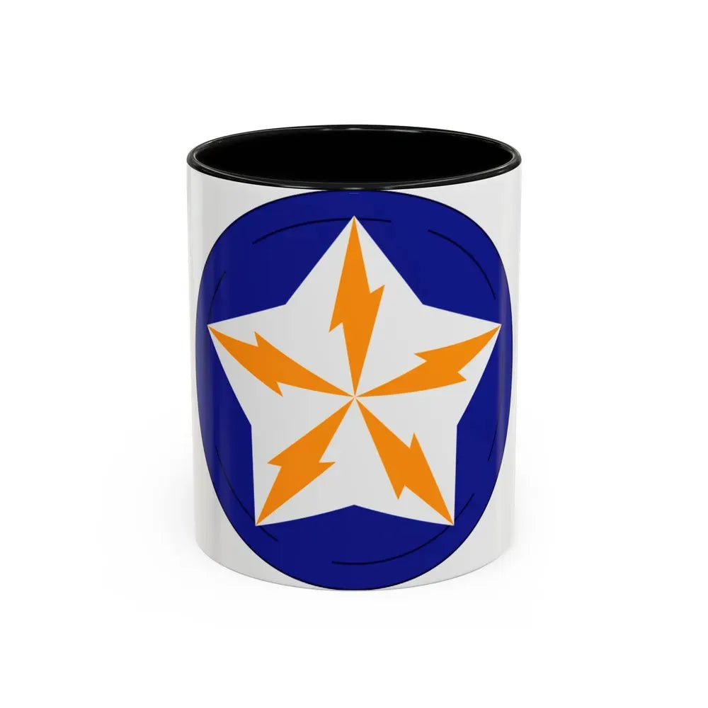 Alaska Communications System (U.S. Army) Accent Coffee Mug 11oz Black - Go Mug Yourself