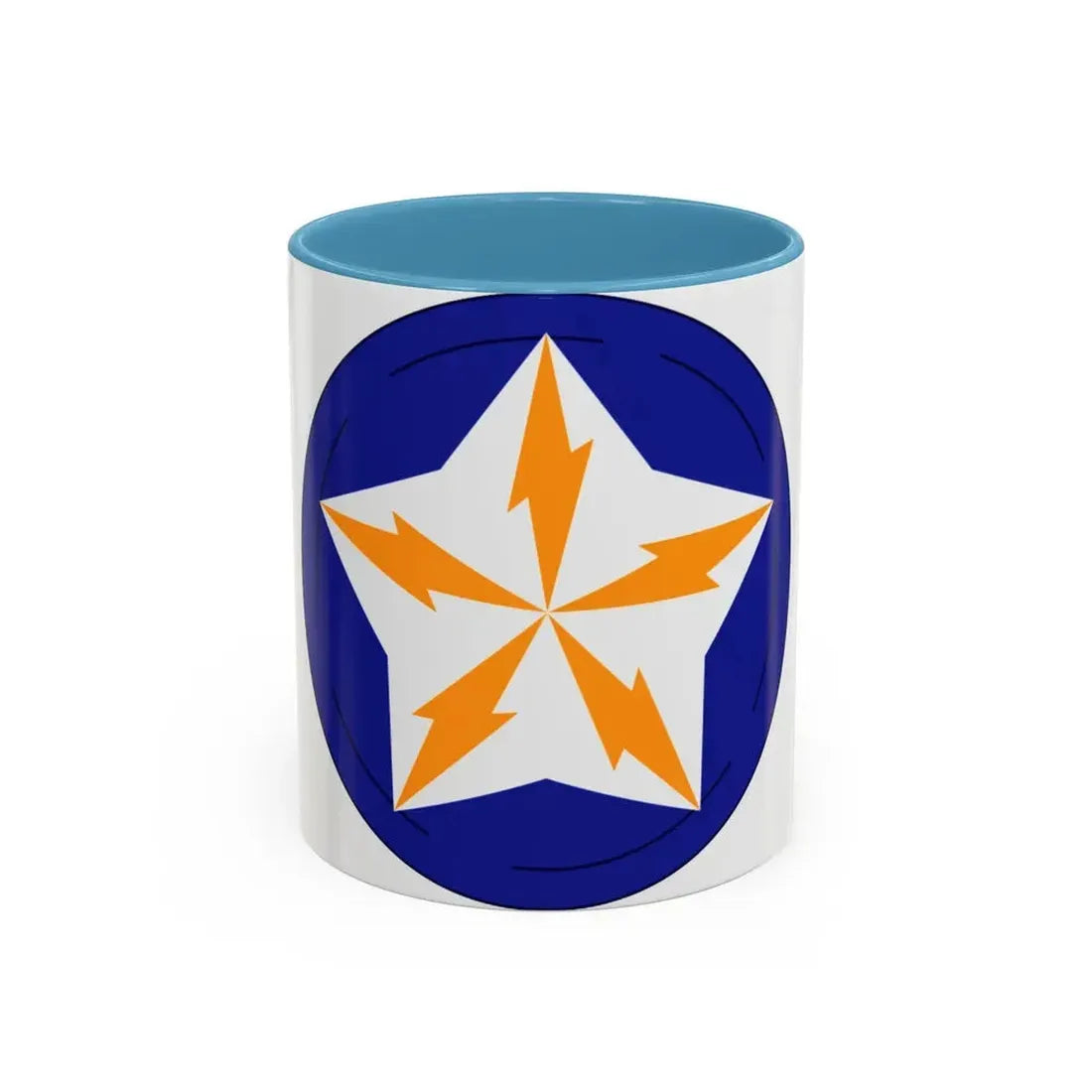 Alaska Communications System (U.S. Army) Accent Coffee Mug 11oz Light Blue - Go Mug Yourself