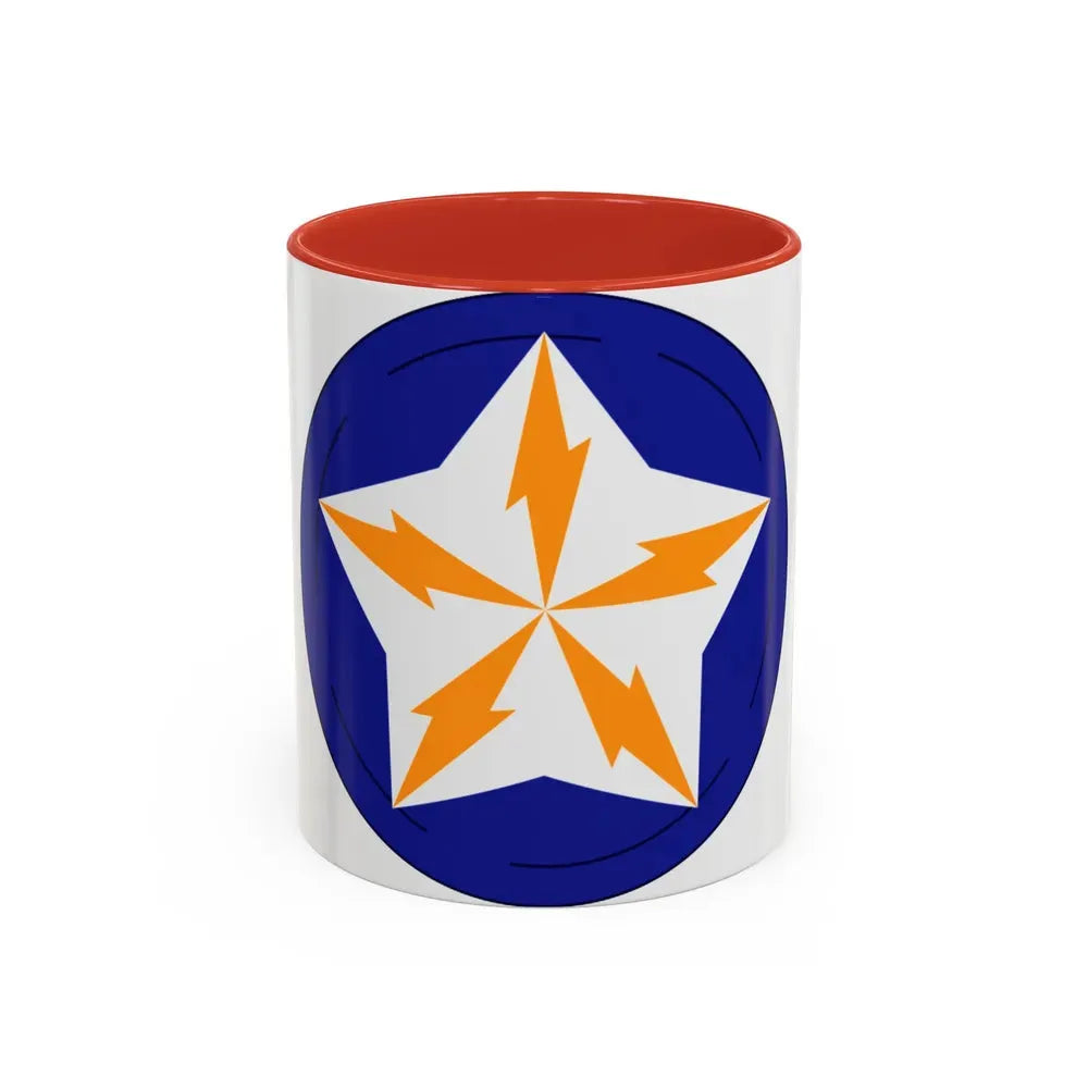 Alaska Communications System (U.S. Army) Accent Coffee Mug 11oz Red - Go Mug Yourself