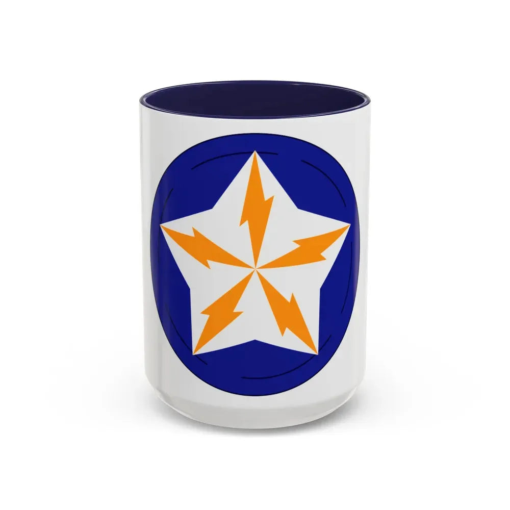 Alaska Communications System (U.S. Army) Accent Coffee Mug 15oz Navy - Go Mug Yourself