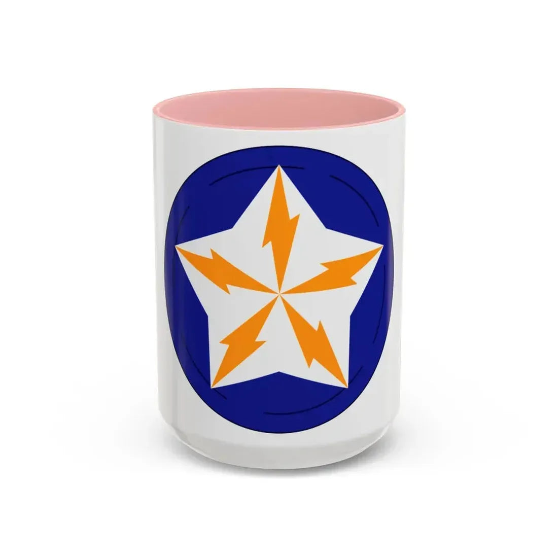 Alaska Communications System (U.S. Army) Accent Coffee Mug 15oz Pink - Go Mug Yourself