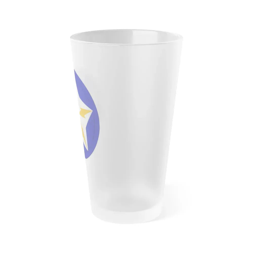 Alaska Communications System (U.S. Army) Frosted Pint Glass 16oz - Go Mug Yourself