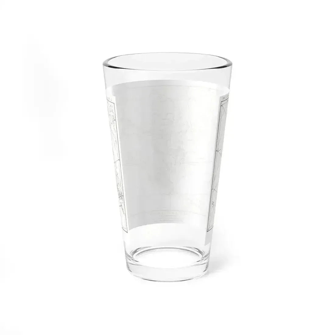 Alaska - Sketch Map (1891) (Map) Pint Glass 16oz - Go Mug Yourself