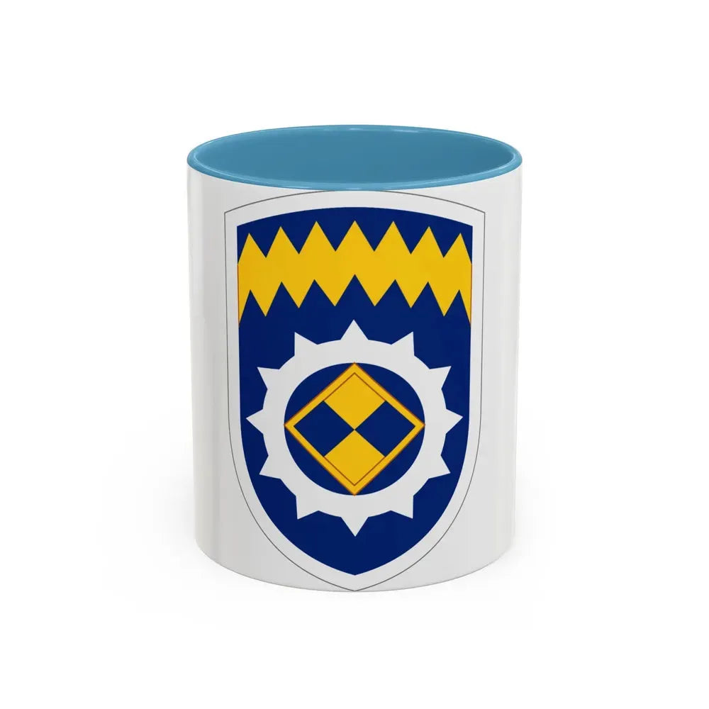 Alaska Support Command (U.S. Army) Accent Coffee Mug 11oz Light Blue - Go Mug Yourself