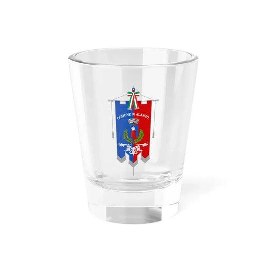 Alassio-Gonfalone (Italy) Shot Glass 1.5oz 1.5oz - Go Mug Yourself