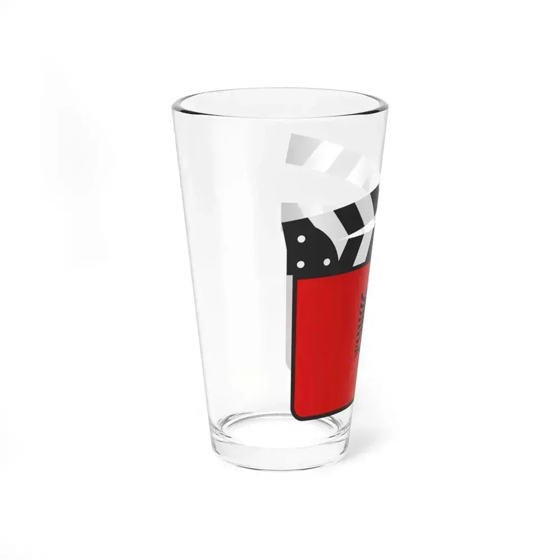 Albania film clapperboard (Albania) Pint Glass 16oz - Go Mug Yourself