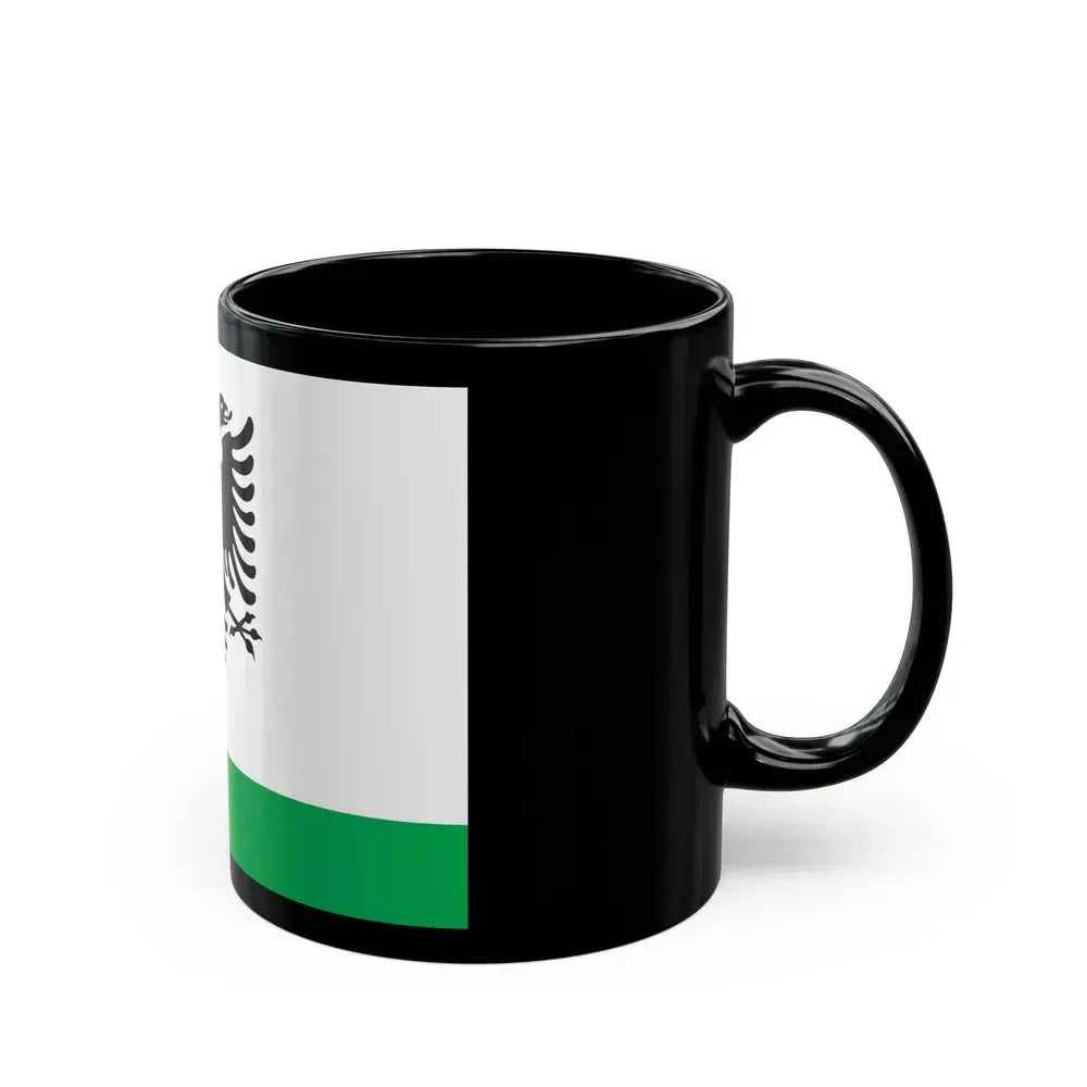 Albanian Coast Guard Ensign - Black Coffee Mug - Go Mug Yourself