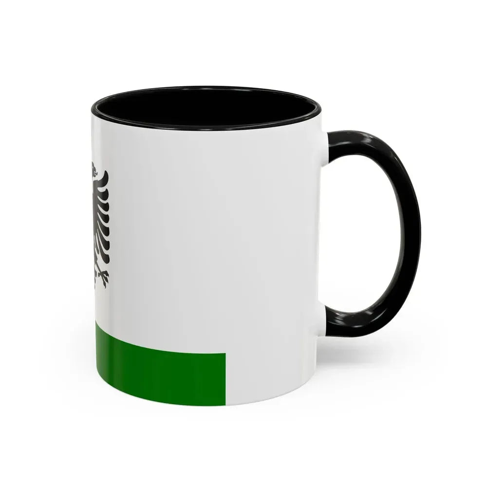 Albanian Coast Guard Ensign to 1958 to 1992 - Accent Coffee Mug - Go Mug Yourself