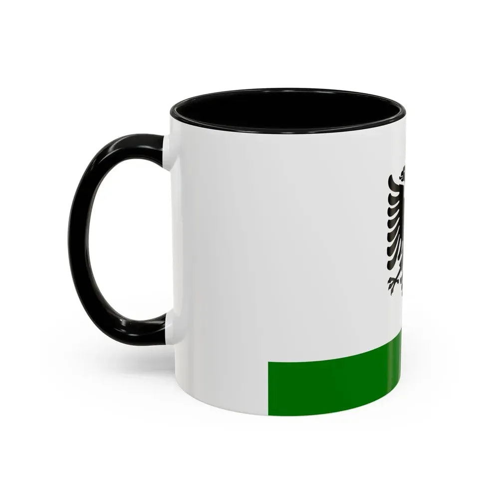 Albanian Coast Guard Ensign to 1958 to 1992 - Accent Coffee Mug - Go Mug Yourself