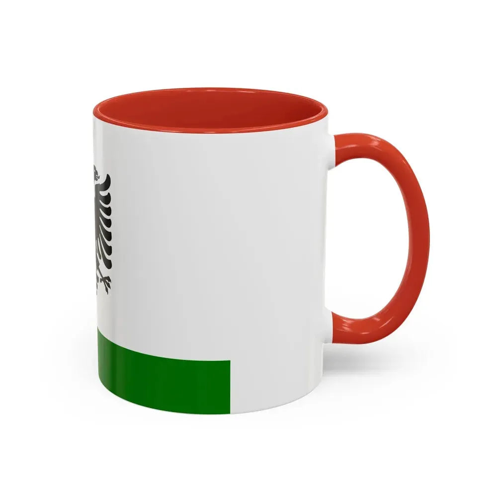 Albanian Coast Guard Ensign to 1958 to 1992 - Accent Coffee Mug - Go Mug Yourself