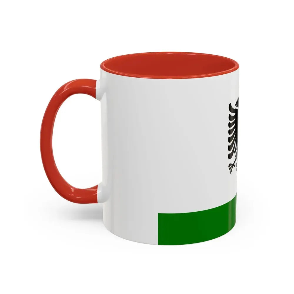 Albanian Coast Guard Ensign to 1958 to 1992 - Accent Coffee Mug - Go Mug Yourself