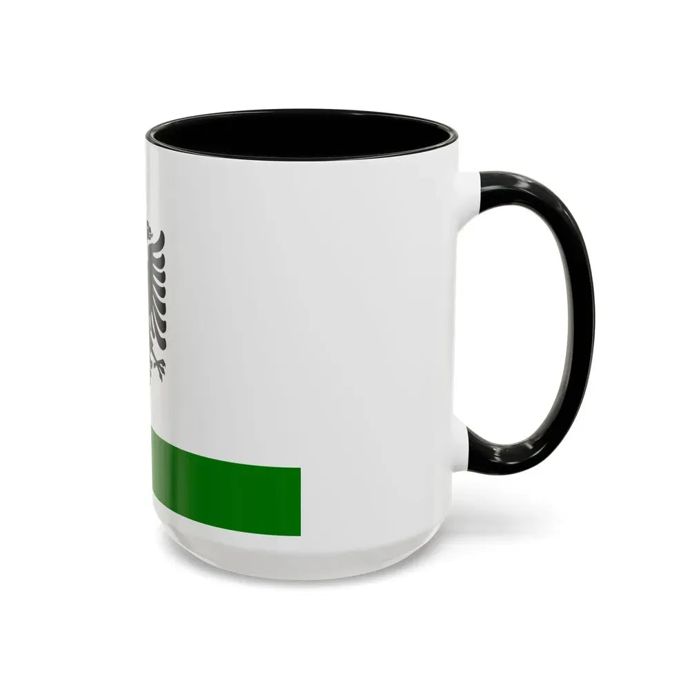 Albanian Coast Guard Ensign to 1958 to 1992 - Accent Coffee Mug - Go Mug Yourself