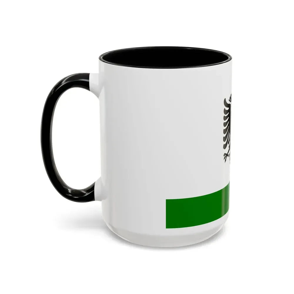 Albanian Coast Guard Ensign to 1958 to 1992 - Accent Coffee Mug - Go Mug Yourself