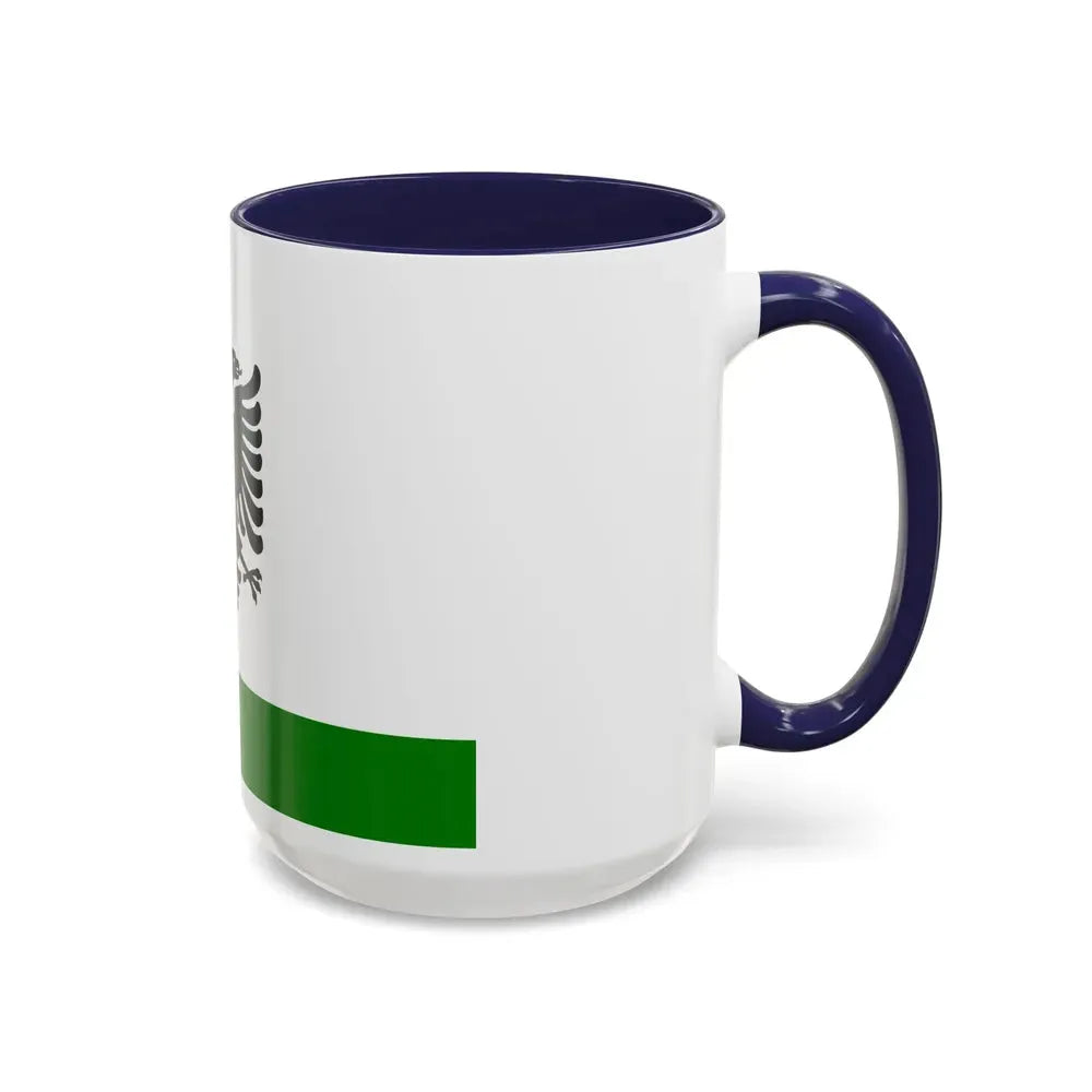 Albanian Coast Guard Ensign to 1958 to 1992 - Accent Coffee Mug - Go Mug Yourself