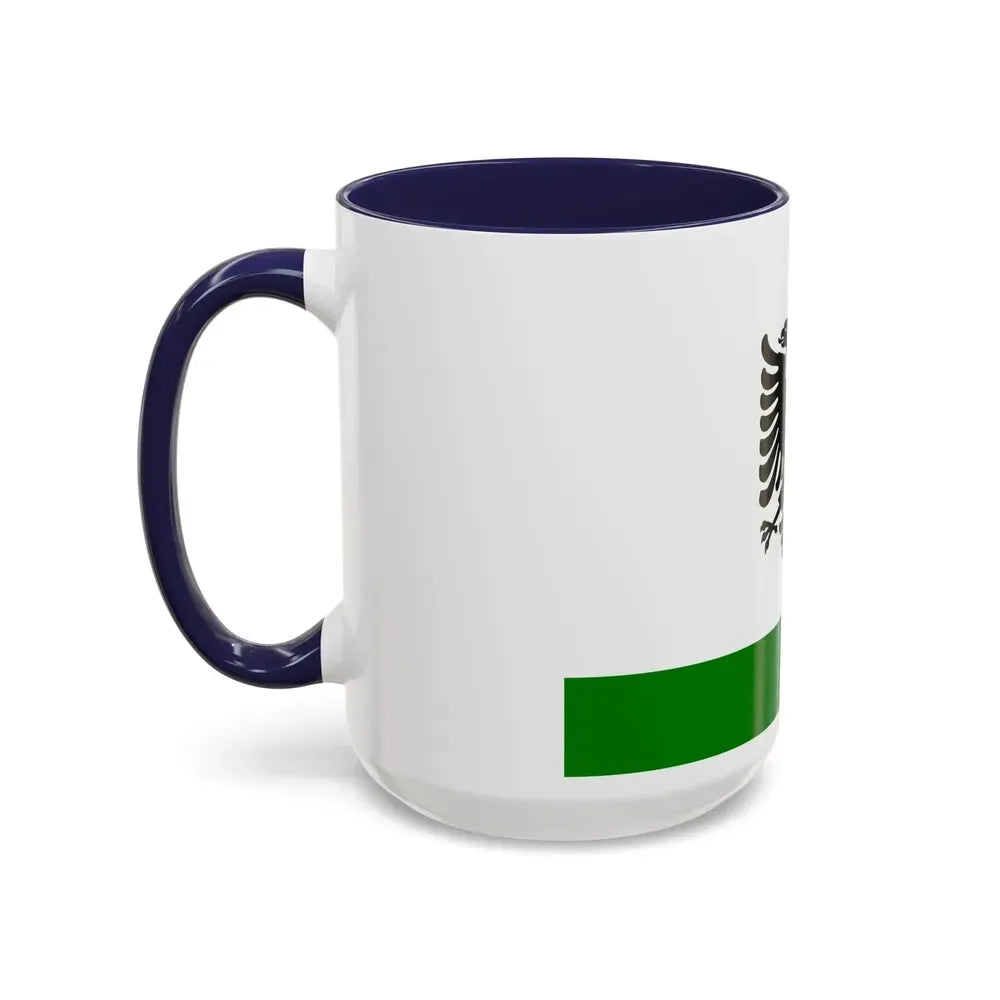 Albanian Coast Guard Ensign to 1958 to 1992 - Accent Coffee Mug - Go Mug Yourself
