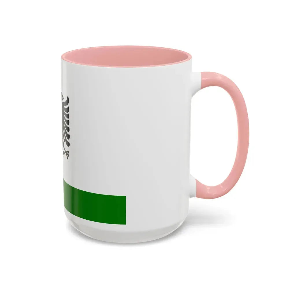 Albanian Coast Guard Ensign to 1958 to 1992 - Accent Coffee Mug - Go Mug Yourself