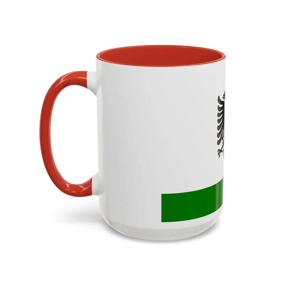 Albanian Coast Guard Ensign to 1958 to 1992 - Accent Coffee Mug - Go Mug Yourself