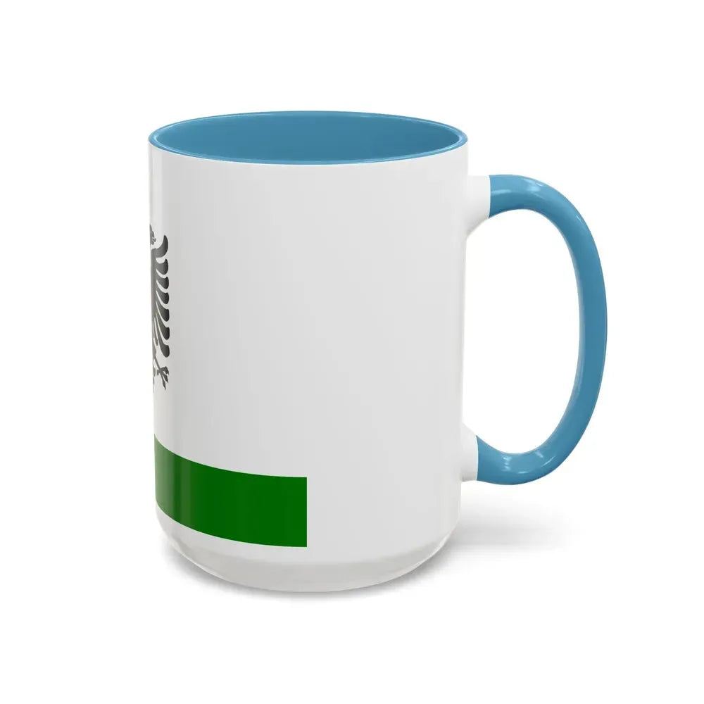 Albanian Coast Guard Ensign to 1958 to 1992 - Accent Coffee Mug - Go Mug Yourself