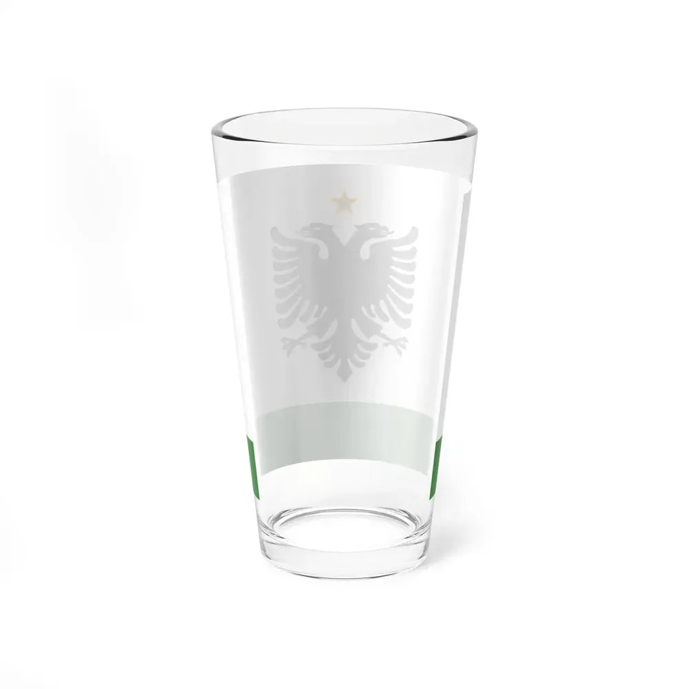 Albanian Coast Guard Ensign to 1958 to 1992 - Pint Glass 16oz - Go Mug Yourself