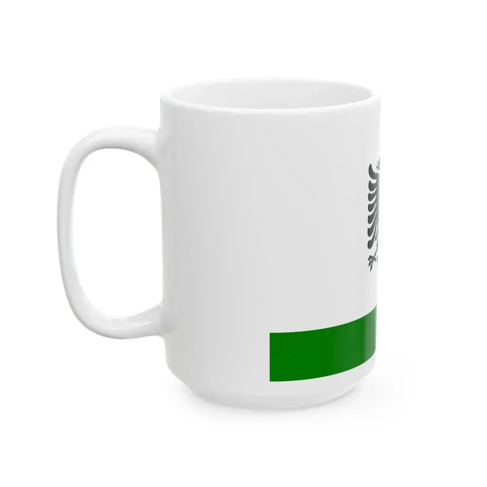 Albanian Coast Guard Ensign to 1958 to 1992 - White Coffee Mug - Go Mug Yourself